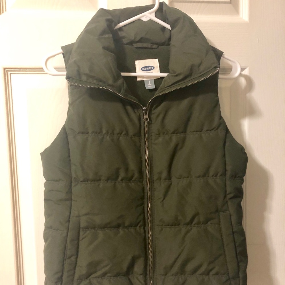 Old Navy Vest-Small Petite (Hunter green) like new